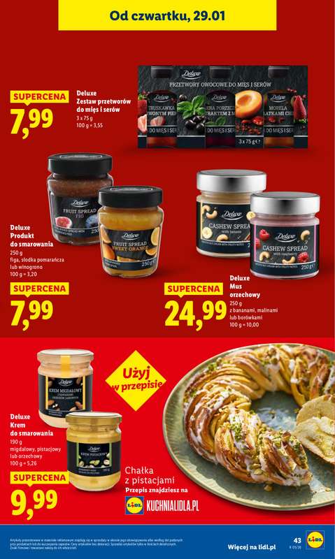 Lidl - gazetka promocyjna Oferta od czwartku od czwartku 29.01 do soboty 31.01 - strona 43