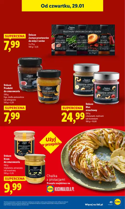 Lidl - gazetka promocyjna Oferta od czwartku od czwartku 29.01 do soboty 31.01 - strona 43