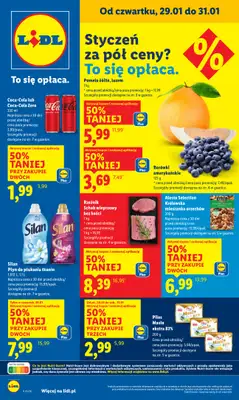 Lidl - gazetka promocyjna Oferta od czwartku od czwartku 29.01 do soboty 31.01