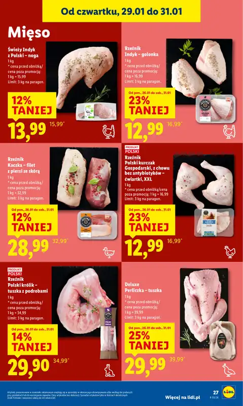 Lidl - gazetka promocyjna Oferta od czwartku od czwartku 29.01 do soboty 31.01 - strona 27