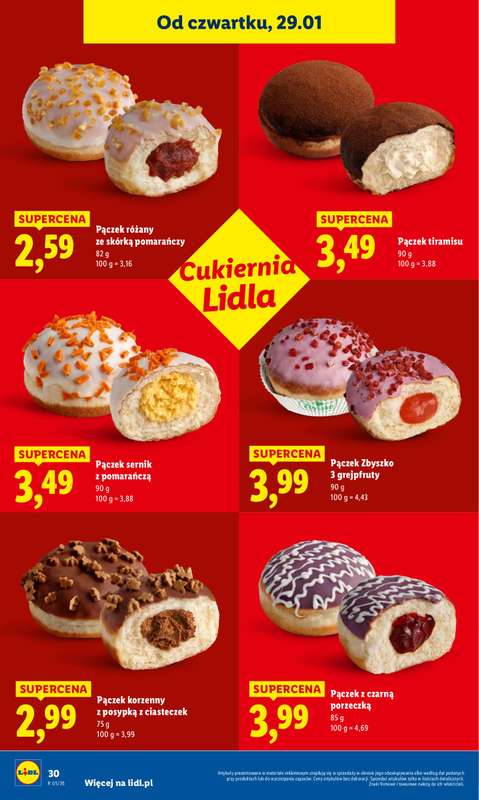 Lidl - gazetka promocyjna Oferta od czwartku od czwartku 29.01 do soboty 31.01 - strona 30