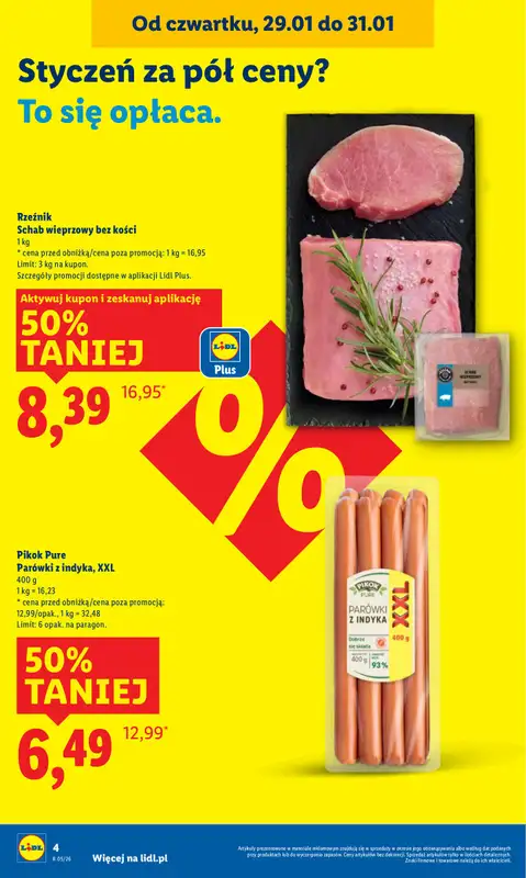Lidl - gazetka promocyjna Oferta od czwartku od czwartku 29.01 do soboty 31.01 - strona 4
