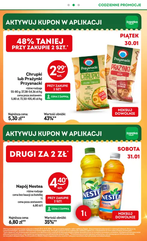 Żabka - gazetka promocyjna Gazetka od środy 28.01 do wtorku 10.02 - strona 7