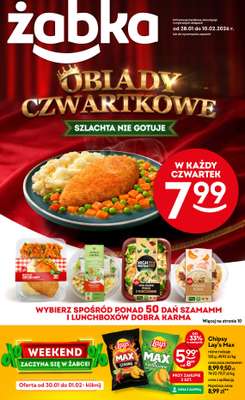 Żabka - gazetka promocyjna Gazetka od środy 28.01 do wtorku 10.02