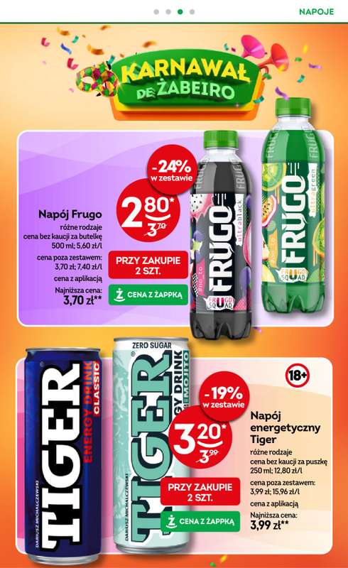 Żabka - gazetka promocyjna Gazetka od środy 28.01 do wtorku 10.02 - strona 28