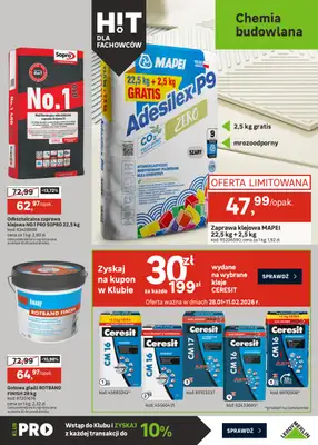 Leroy Merlin - gazetka promocyjna Gazetka od środy 28.01 do wtorku 24.02 - strona 31