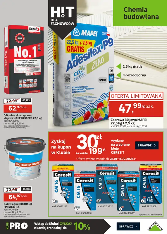 Leroy Merlin - gazetka promocyjna Gazetka od środy 28.01 do wtorku 24.02 - strona 31