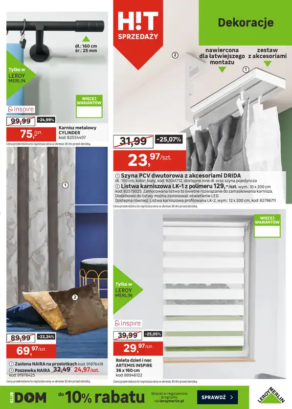 Leroy Merlin - gazetka promocyjna Gazetka od środy 28.01 do wtorku 24.02 - strona 21