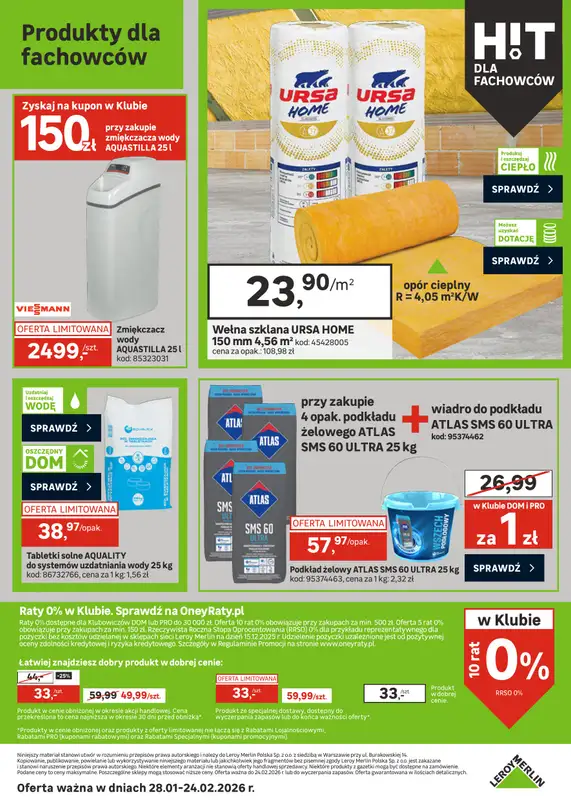 Leroy Merlin - gazetka promocyjna Gazetka od środy 28.01 do wtorku 24.02 - strona 32