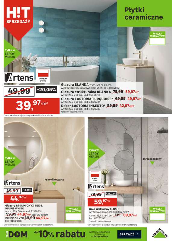 Leroy Merlin - gazetka promocyjna Gazetka od środy 28.01 do wtorku 24.02 - strona 9