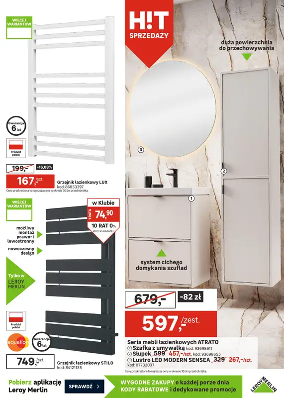 Leroy Merlin - gazetka promocyjna Gazetka od środy 28.01 do wtorku 24.02 - strona 11