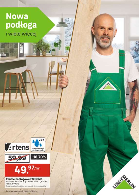 Leroy Merlin - gazetka promocyjna Gazetka od środy 28.01 do wtorku 24.02