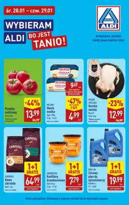 Aldi - gazetka promocyjna Mix okazji w super cenach Aldi! od środy 28.01 do czwartku 29.01