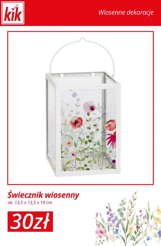 KiK - gazetka promocyjna Wiosenne dekoracje na każdą kieszeń! od środy 28.01 do wtorku 03.02 - strona 13