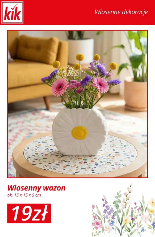 KiK - gazetka promocyjna Wiosenne dekoracje na każdą kieszeń! od środy 28.01 do wtorku 03.02 - strona 12