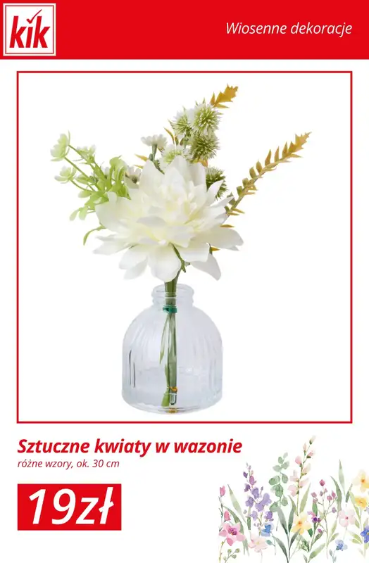 KiK - gazetka promocyjna Wiosenne dekoracje na każdą kieszeń! od środy 28.01 do wtorku 03.02 - strona 8