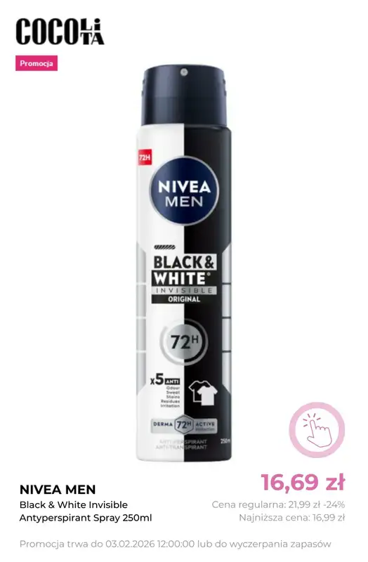 Cocolita - gazetka promocyjna Antyperspiranty i dezodoranty na PROMOCJI od środy 28.01 do wtorku 03.02 - strona 2