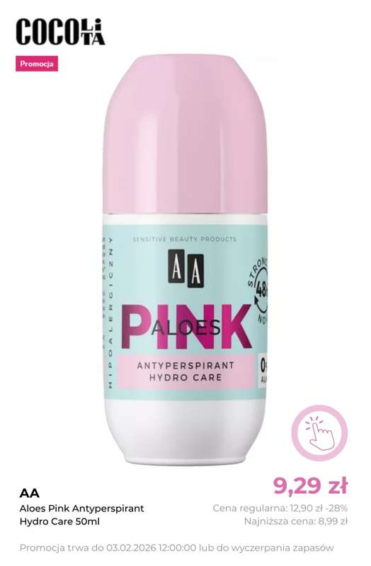 Cocolita - gazetka promocyjna Antyperspiranty i dezodoranty na PROMOCJI od środy 28.01 do wtorku 03.02 - strona 10