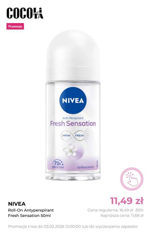 Cocolita - gazetka promocyjna Antyperspiranty i dezodoranty na PROMOCJI od środy 28.01 do wtorku 03.02 - strona 3