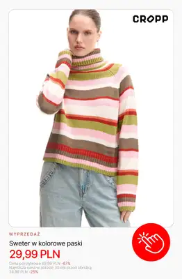 Cropp - gazetka promocyjna Swetry damskie już od 29,99 zł od środy 28.01 do czwartku 05.02 - strona 4