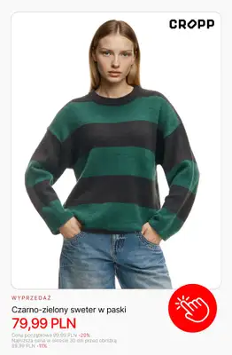 Cropp - gazetka promocyjna Swetry damskie już od 29,99 zł od środy 28.01 do czwartku 05.02 - strona 6