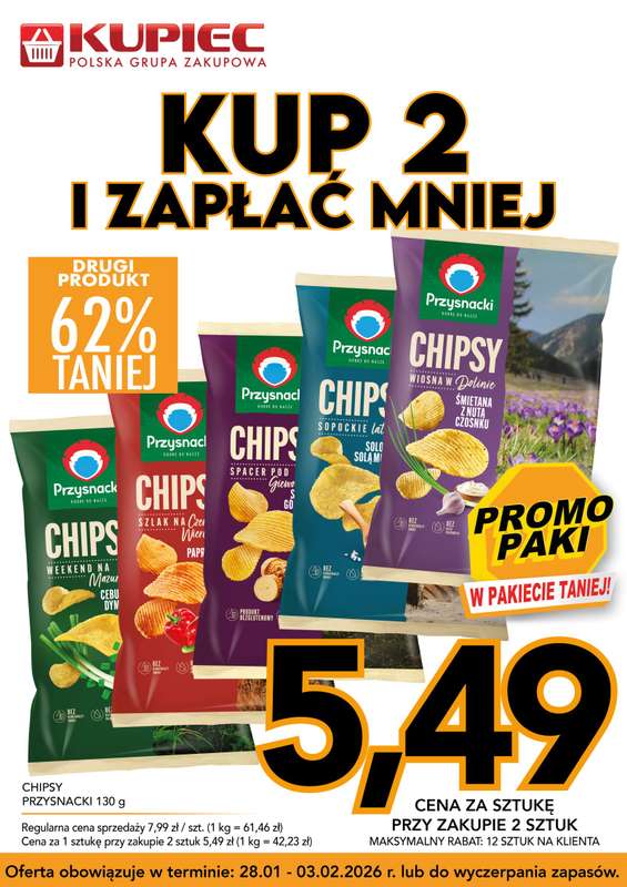 Kupiec - gazetka promocyjna Promopaki od środy 28.01 do wtorku 03.02 - strona 5