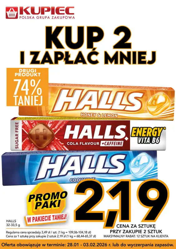 Kupiec - gazetka promocyjna Promopaki od środy 28.01 do wtorku 03.02 - strona 6