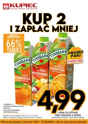 Kupiec - gazetka promocyjna Promopaki od środy 28.01 do wtorku 03.02 - strona 3