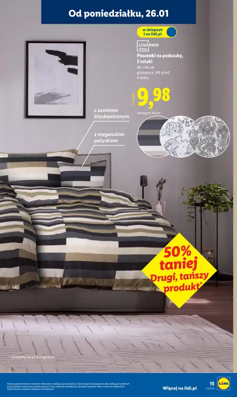 Lidl - gazetka promocyjna Katalog od poniedziałku 26.01 do soboty 31.01 - strona 15