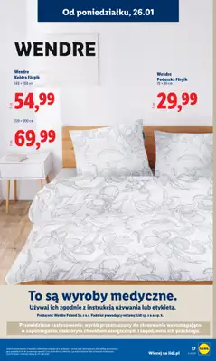 Lidl - gazetka promocyjna Katalog od poniedziałku 26.01 do soboty 31.01 - strona 17