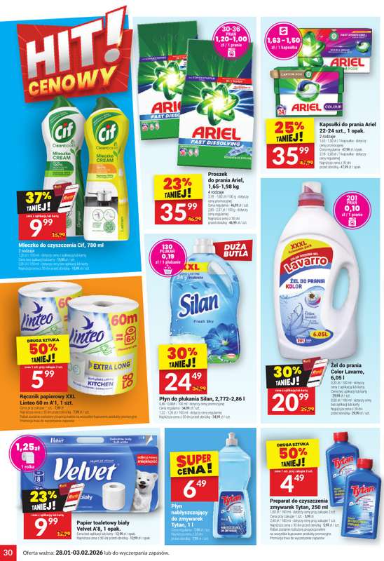 Twój Market - gazetka promocyjna Gazetka od środy 28.01 do wtorku 03.02 - strona 30