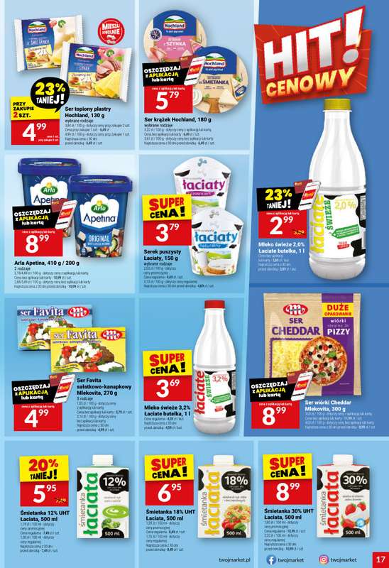 Twój Market - gazetka promocyjna Gazetka od środy 28.01 do wtorku 03.02 - strona 17