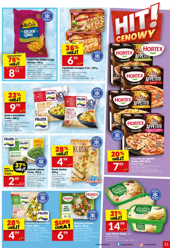 Twój Market - gazetka promocyjna Gazetka od środy 28.01 do wtorku 03.02 - strona 21