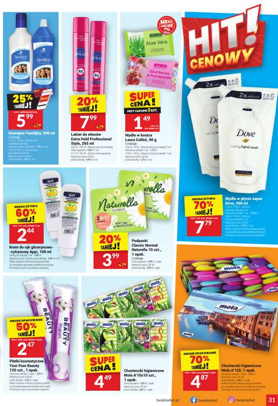 Twój Market - gazetka promocyjna Gazetka od środy 28.01 do wtorku 03.02 - strona 31