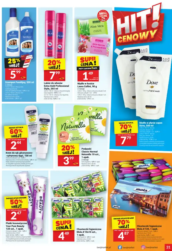 Twój Market - gazetka promocyjna Gazetka od środy 28.01 do wtorku 03.02 - strona 31