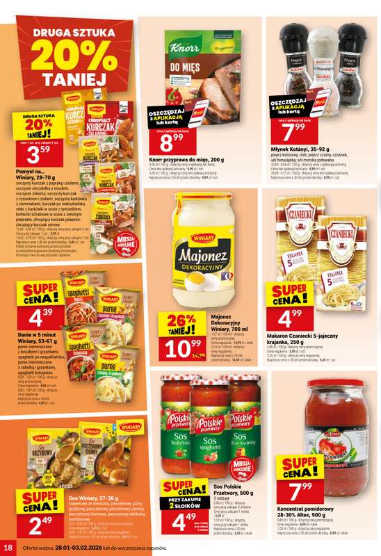 Twój Market - gazetka promocyjna Gazetka od środy 28.01 do wtorku 03.02 - strona 18