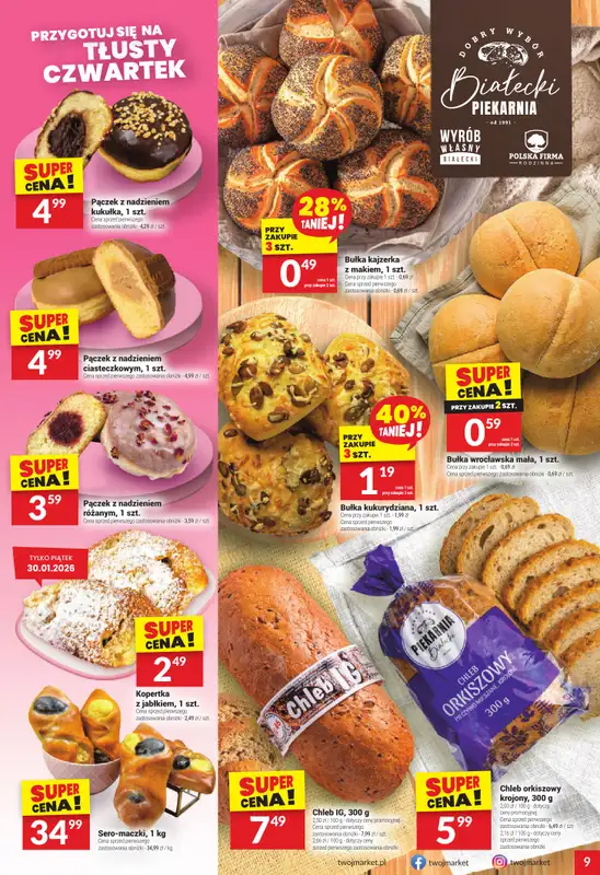 Twój Market - gazetka promocyjna Gazetka od środy 28.01 do wtorku 03.02 - strona 9