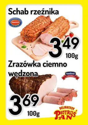 Delikatesy Piotruś Pan - gazetka promocyjna Plakaty promocyjne od środy 28.01 do środy 04.02