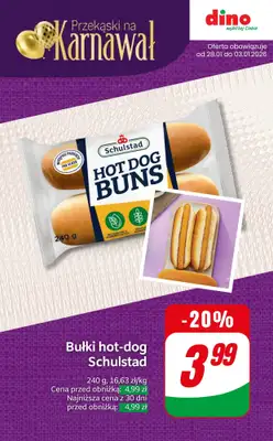 Dino - gazetka promocyjna Karnawałowe przekąski w SUPER cenach! od czwartku 29.01 do wtorku 03.02 - strona 9