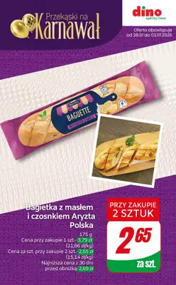 Dino - gazetka promocyjna Karnawałowe przekąski w SUPER cenach! od czwartku 29.01 do wtorku 03.02 - strona 2