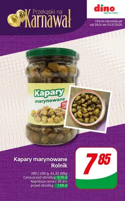 Dino - gazetka promocyjna Karnawałowe przekąski w SUPER cenach! od czwartku 29.01 do wtorku 03.02 - strona 8