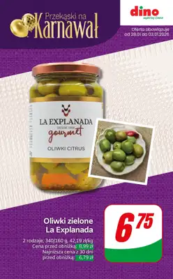 Dino - gazetka promocyjna Karnawałowe przekąski w SUPER cenach! od czwartku 29.01 do wtorku 03.02 - strona 7