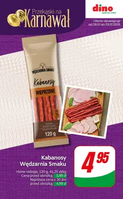 Dino - gazetka promocyjna Karnawałowe przekąski w SUPER cenach! od czwartku 29.01 do wtorku 03.02 - strona 3