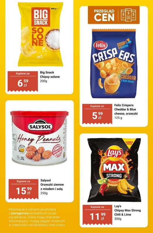 Dino - gazetka promocyjna Słone przekąski - przegląd cen od czwartku 29.01 do soboty 31.01 - strona 6