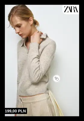 Zara - gazetka promocyjna Swetry dla niej od środy 28.01  - strona 7