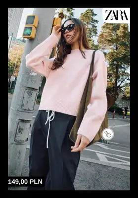 Zara - gazetka promocyjna Swetry dla niej od środy 28.01  - strona 8
