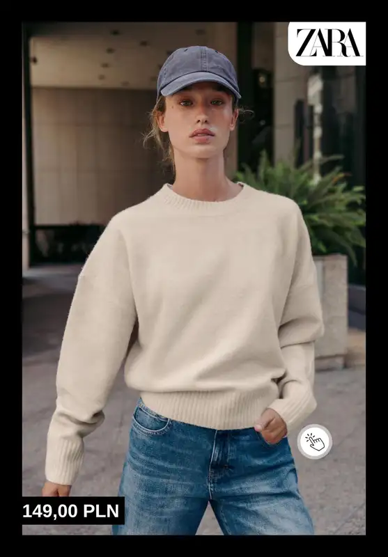 Zara - gazetka promocyjna Swetry dla niej od środy 28.01  - strona 6