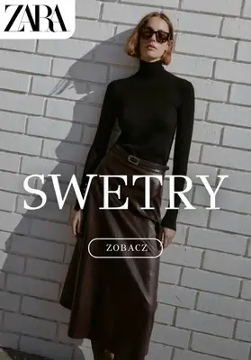 Zara - gazetka promocyjna Swetry dla niej od środy 28.01 