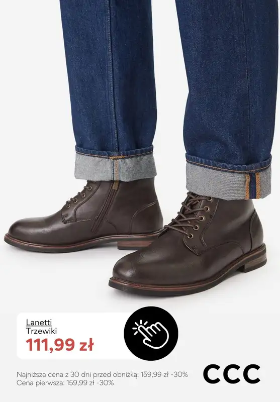 CCC - gazetka promocyjna Męskie obuwie ocieplane - PROMOCJE od środy 28.01  - strona 8
