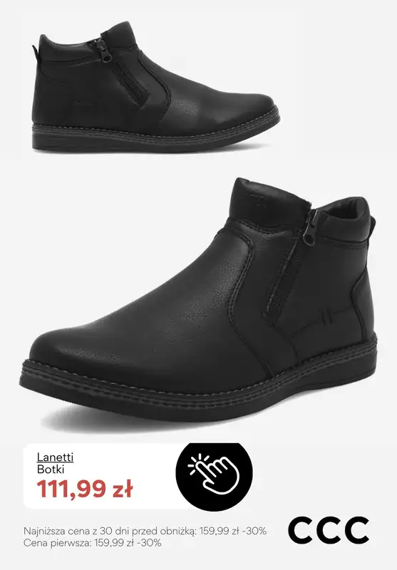 CCC - gazetka promocyjna Męskie obuwie ocieplane - PROMOCJE od środy 28.01  - strona 5